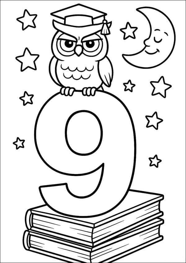 tô màu số 9 21