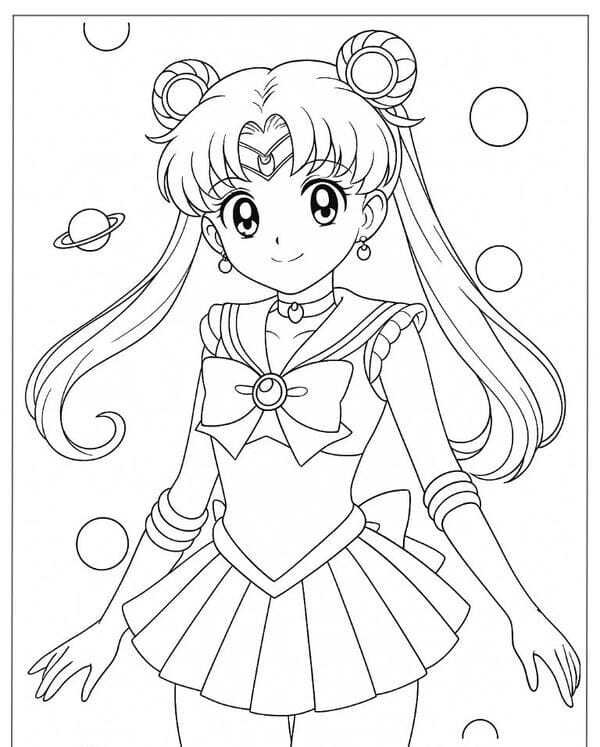 tô màu thủy thủ mặt trăng 13