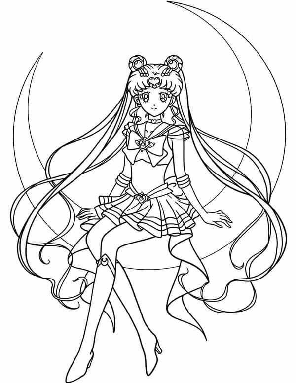 tô màu thủy thủ mặt trăng 20