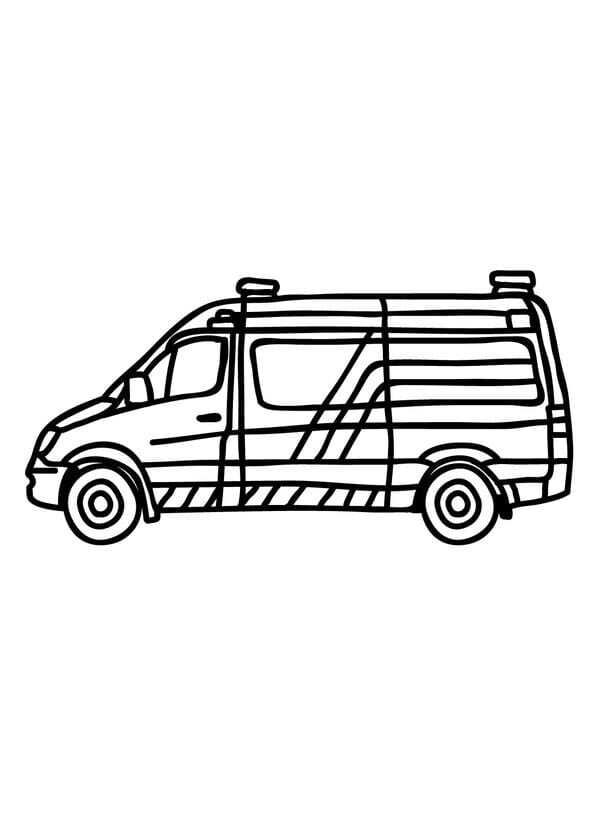 tô màu xe cứu thương 23