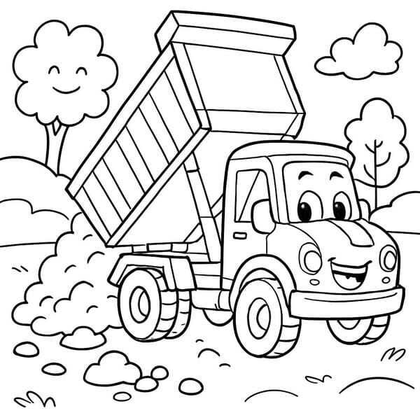 tô màu xe tải 10