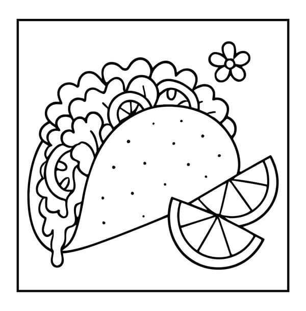 tranh tô màu đồ ăn 11