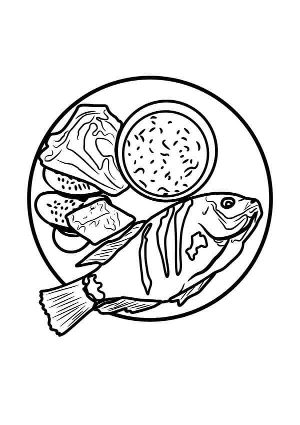 tranh tô màu đồ ăn 19