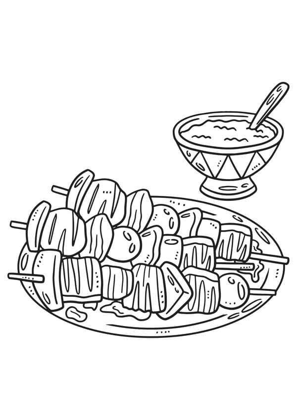 tranh tô màu đồ ăn 25