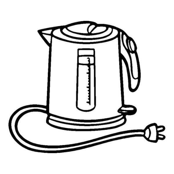 tranh tô màu đồ dùng gia đình 15