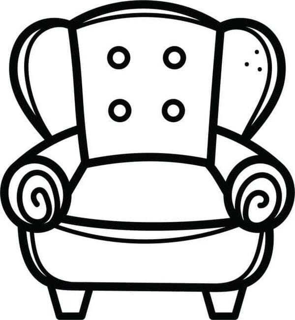 tranh tô màu đồ dùng gia đình 16