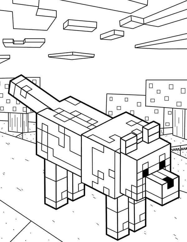tranh tô màu minecraft