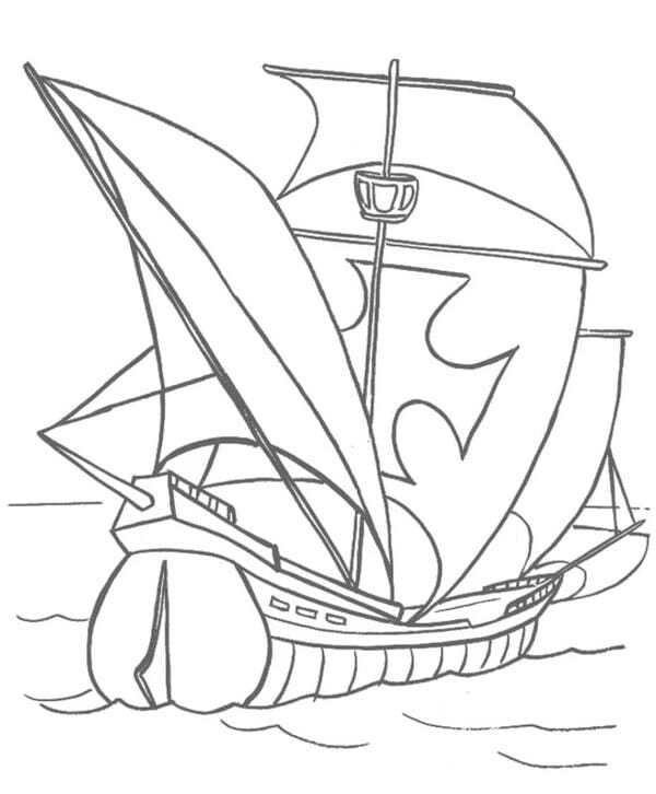 tranh tô màu tàu thủy 33