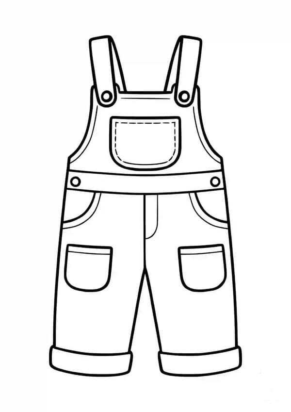 tranh tô màu trang phục mùa hè 3