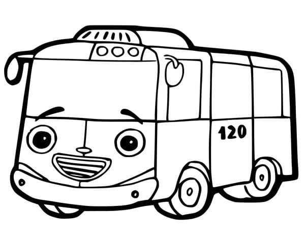 tranh tô màu xe buyt 18