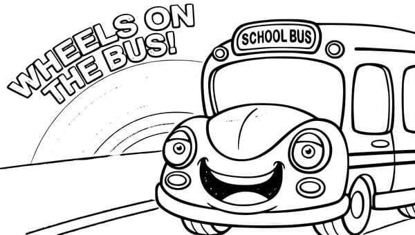 tranh tô màu xe buyt 19