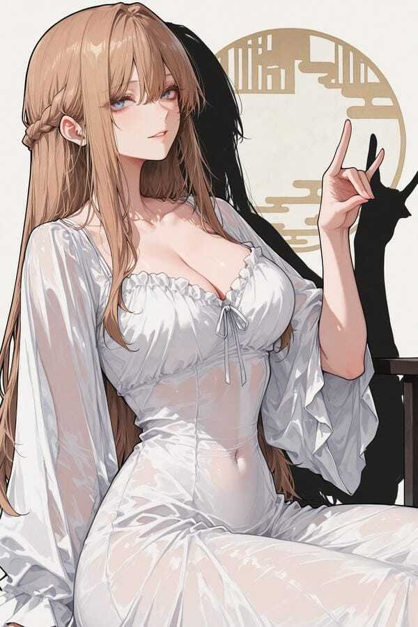 Gái xinh anime khoả thân hồng hào pose tự nhiên