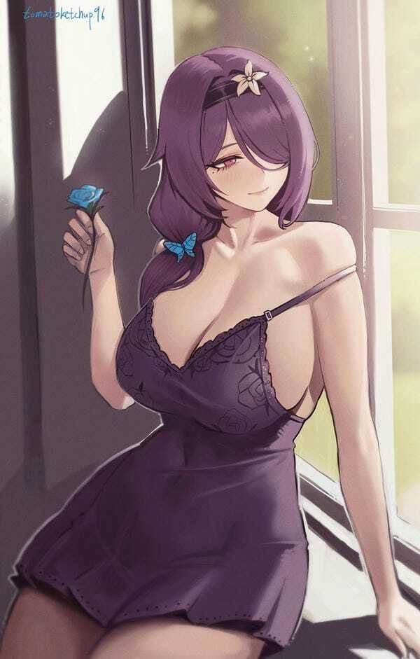 Gái anime khoả thân xinh đẹp đầy mê hoặc