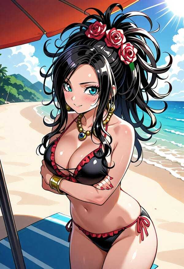 Ảnh gái anime bikini mùa hè