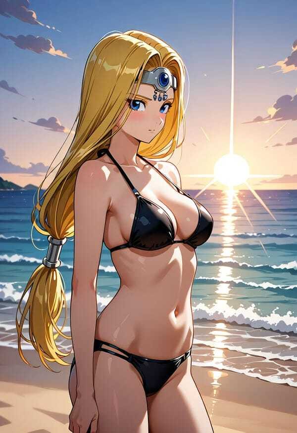 Gái anime bikini phong cách hiện đại