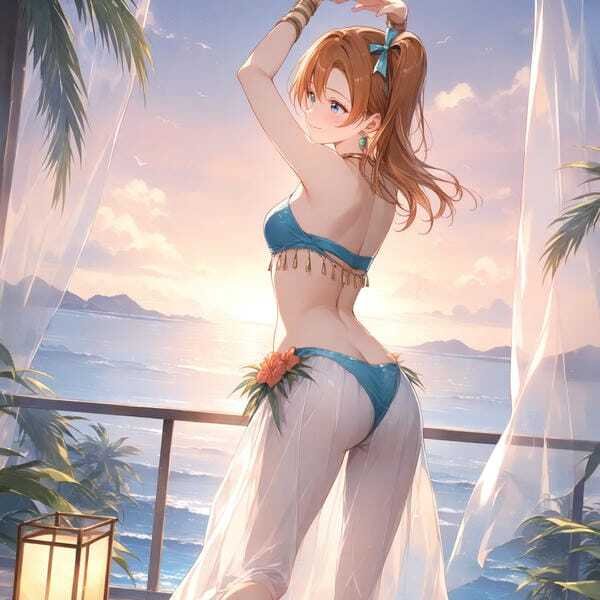 Anime gái xinh bikini chất lượng cao