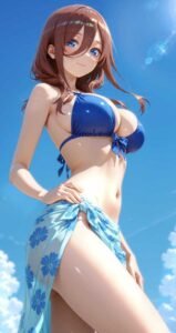 ảnh gái xinh anime mặc bikini đi biển 10