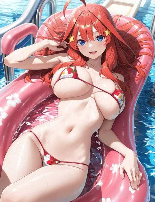 ảnh gái xinh anime mặc bikini đi biển 5