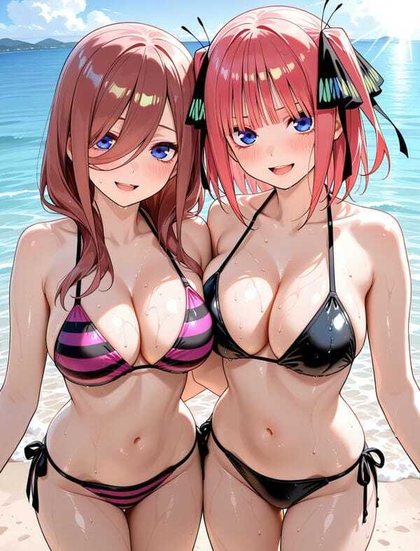ảnh gái xinh anime mặc bikini