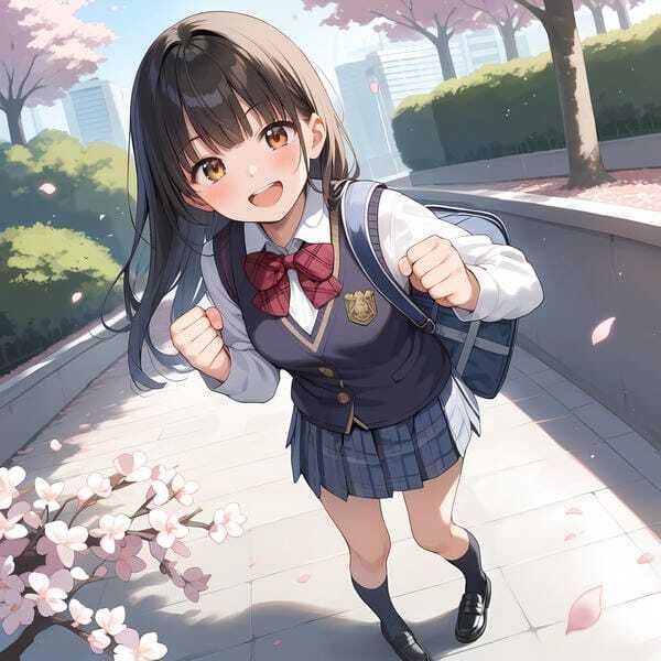 ảnh gái xinh anime mặc váy ngắn 16