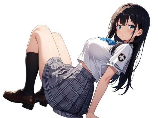 ảnh gái xinh anime mặc váy ngắn 19