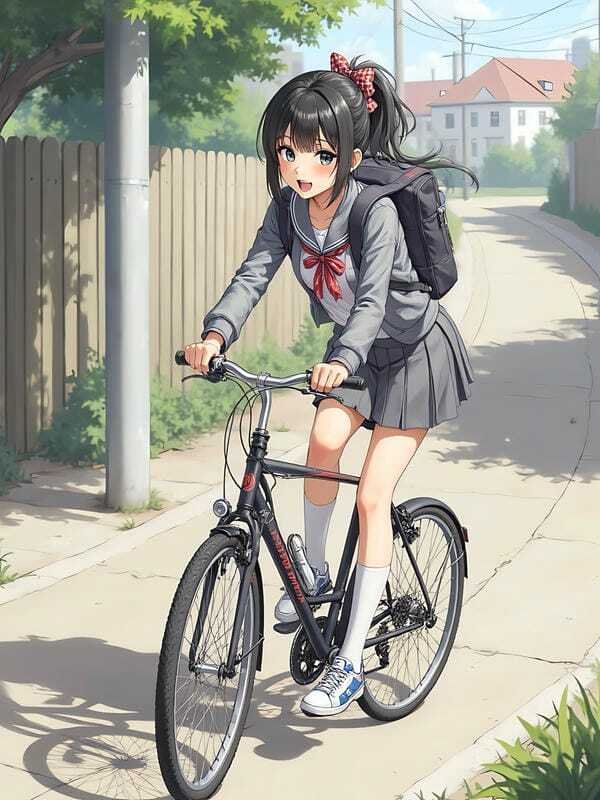 ảnh gái xinh anime mặc váy ngắn 2