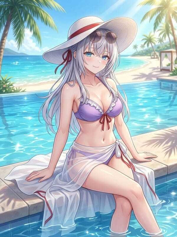 ảnh gái xinh anime mặc váy ngắn 28