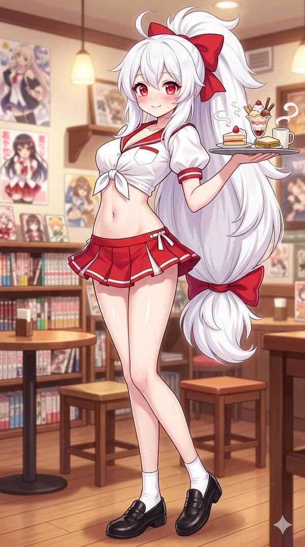 ảnh gái xinh anime mặc váy ngắn 30