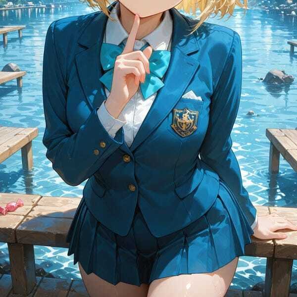 ảnh gái xinh anime mặc váy ngắn 32