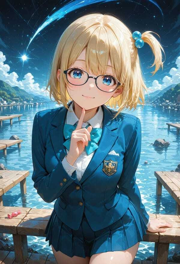 ảnh gái xinh anime mặc váy ngắn 33