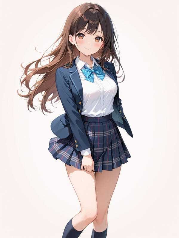 ảnh gái xinh anime mặc váy ngắn 6