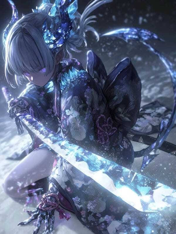 ảnh gái xinh anime ngầu 1