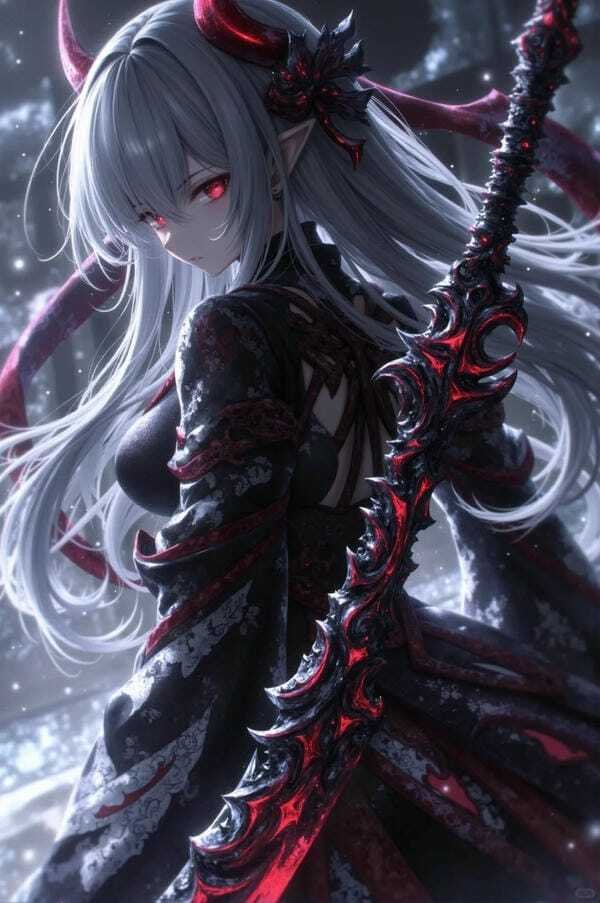 ảnh gái xinh anime ngầu 13