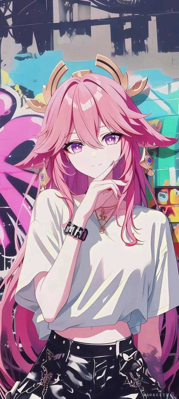 ảnh gái xinh anime ngầu 33