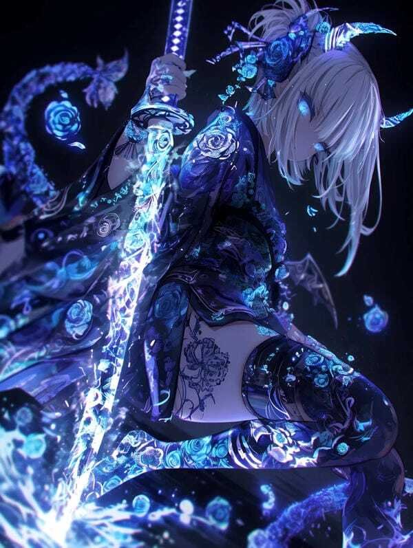 ảnh gái xinh anime ngầu 7