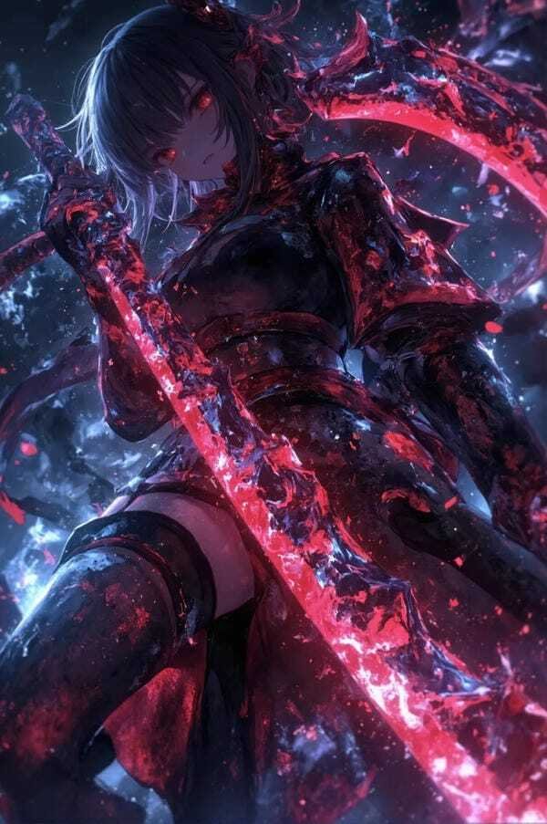 ảnh gái xinh anime ngầu 9
