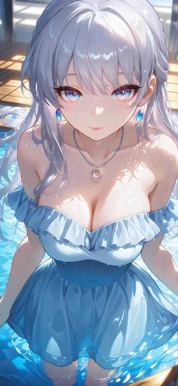 ảnh gái xinh anime to tròn 17