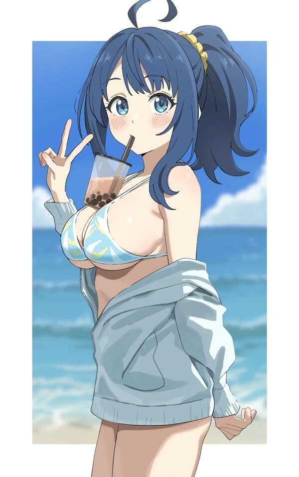 ảnh gái xinh anime to tròn 18