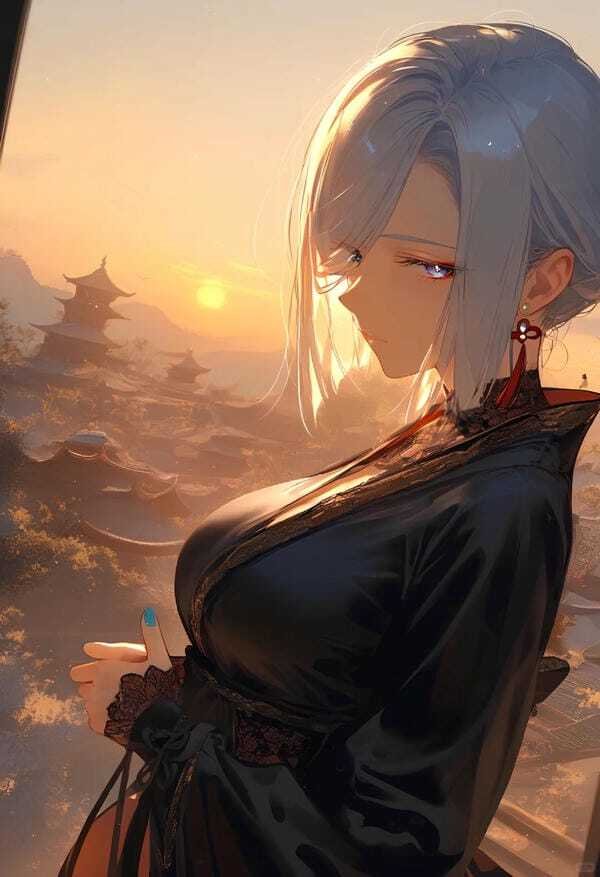 ảnh gái xinh anime to tròn 22