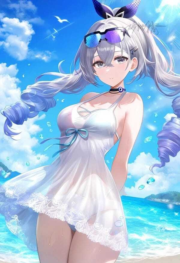 ảnh gái xinh anime to tròn 31