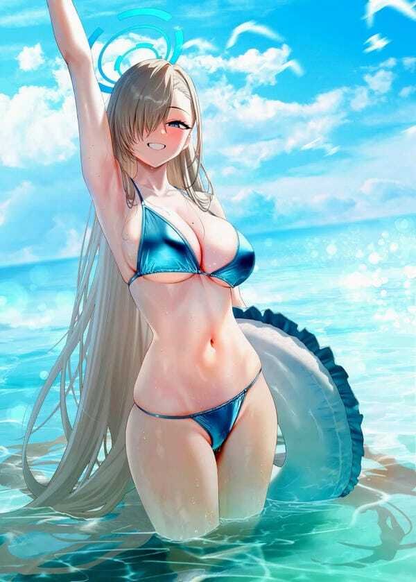 ảnh gái xinh anime to tròn 8