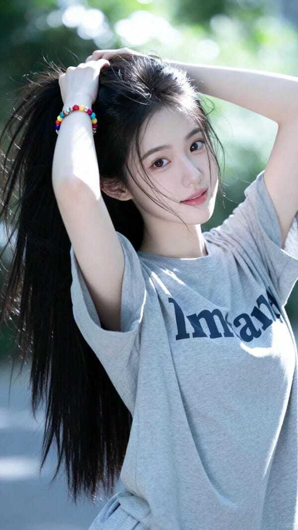 ảnh gái xinh giống thật 2