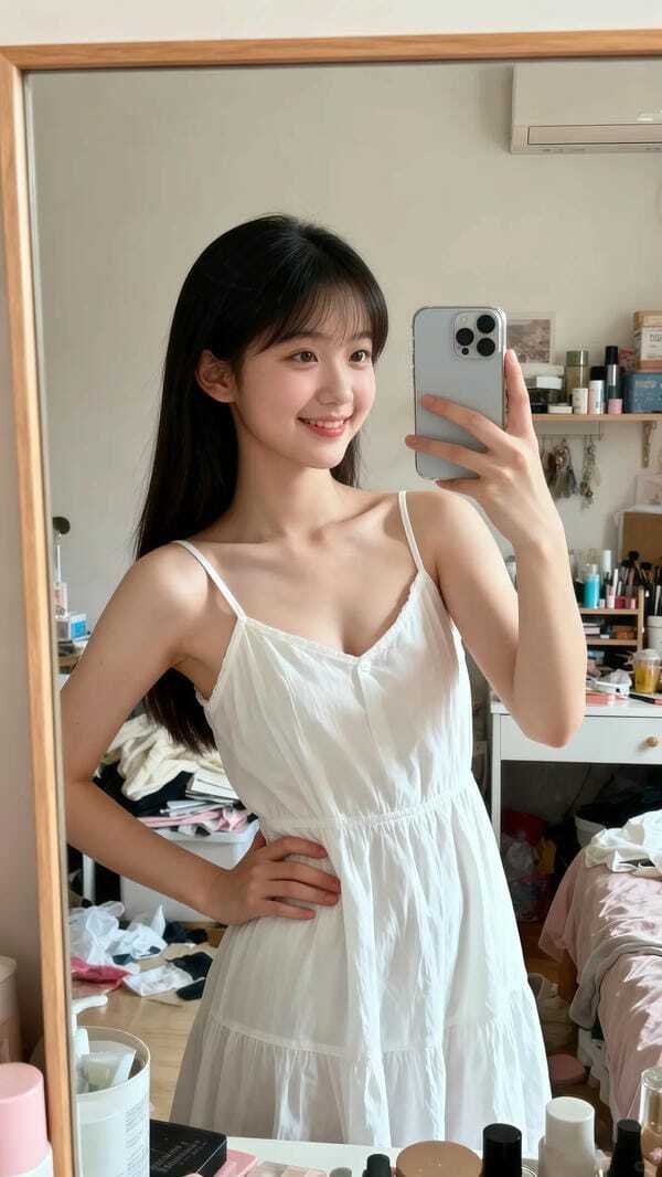 ảnh gái xinh giống thật 4