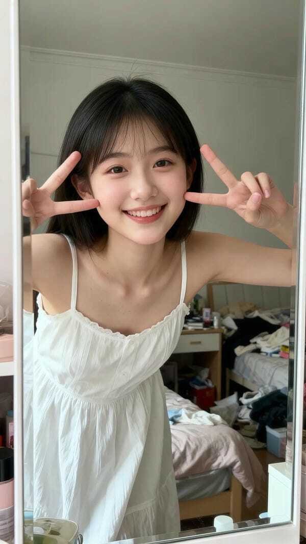 ảnh gái xinh giống thật 7