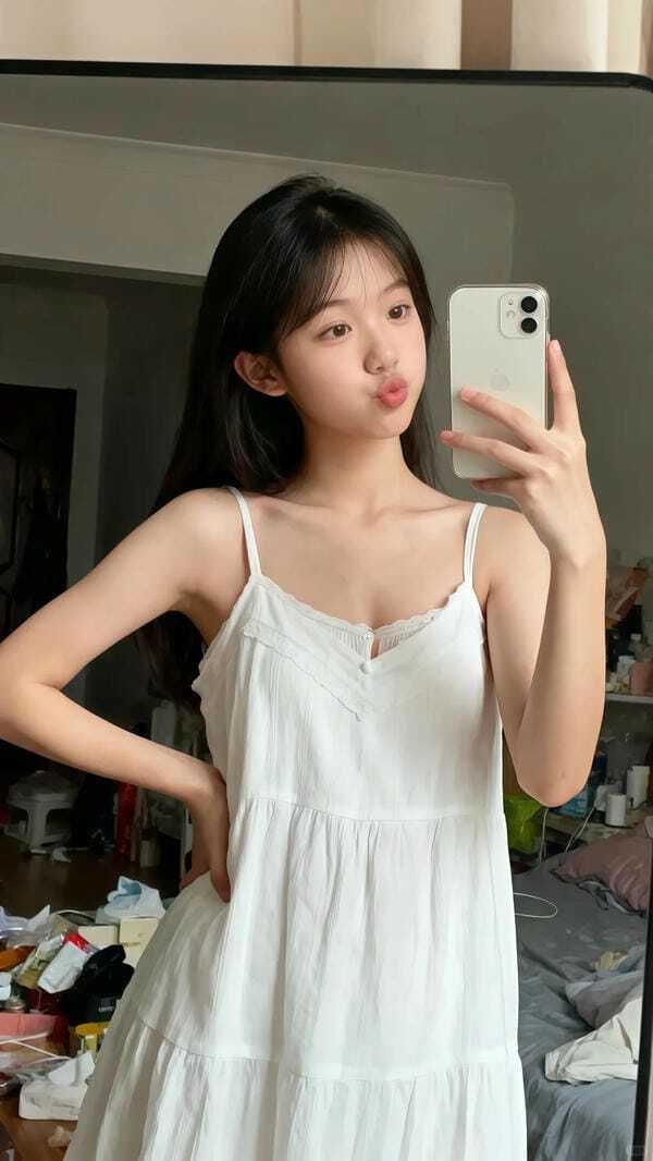ảnh gái xinh giống thật 8