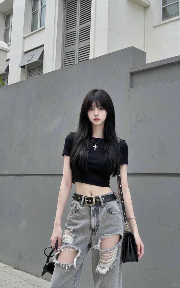 ảnh gái xinh ngầu lòi