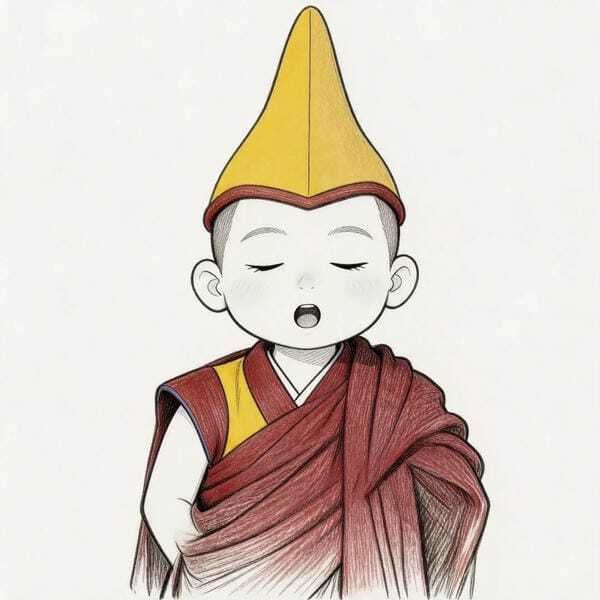 Avatar chú tiểu phong cách chibi dễ thương
