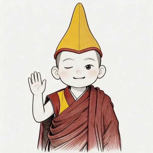 Avatar chú tiểu hoạt hình đáng yêu ngộ nghĩnh