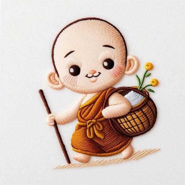 Avatar chú tiểu phong cách tranh vẽ đẹp
