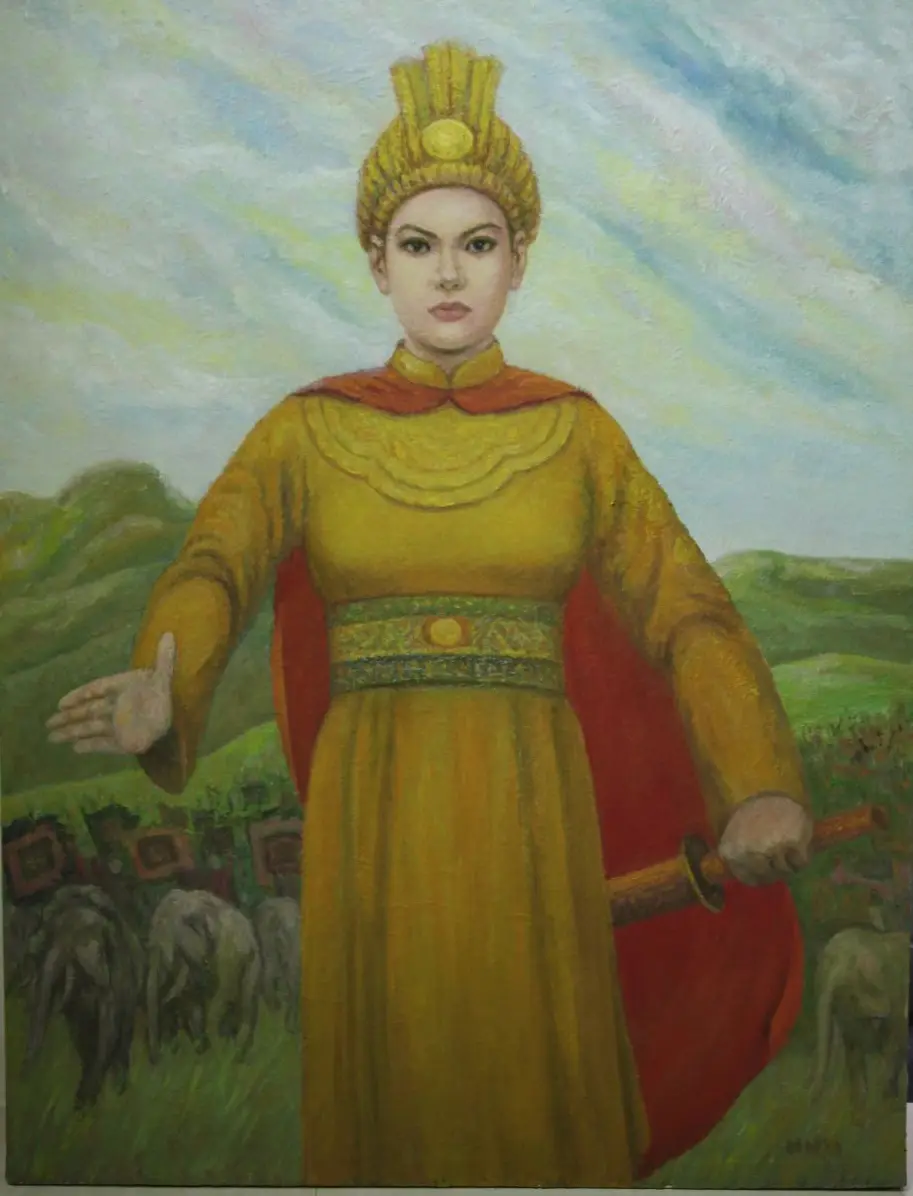 Chân dung Triệu Thị Trinh